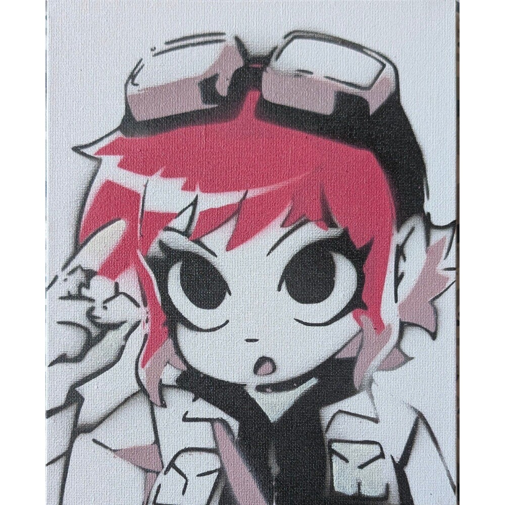 Scott Pilgrim vs The World Spray Paint Art Piece
